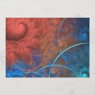 Het fractale kunstvuur van de verbrandingsoven kaart