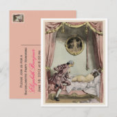 Het Franse Bed ~ Briefkaart / Uitnodigingen (Voorkant / Achterkant)