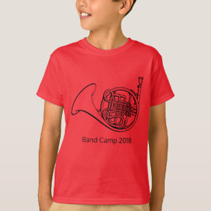 Het Franse kamp van de het fanfarekorpsmuziek van T-shirt