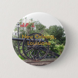 Het Franse Kwart van New Orleans Ronde Button 5,7 Cm