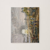 Het Franse Retreat na de slag om Leipzig, 19 Legpuzzel (Verticaal)