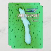 Het Franse schitterende reisposter Bourget (Voorkant / Achterkant)