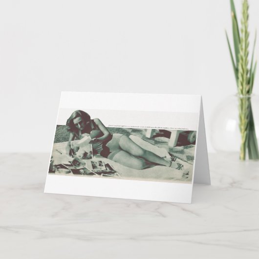 Het Franse tijdschrift van Joan Crawford 1933 Kaart (Voorkant)