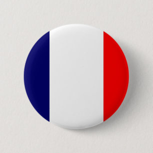 Het Franse vlagontwerp - OUI! Ronde Button 5,7 Cm