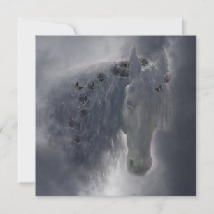 Het Friese Paard - Wenskaart Feestdagenkaart