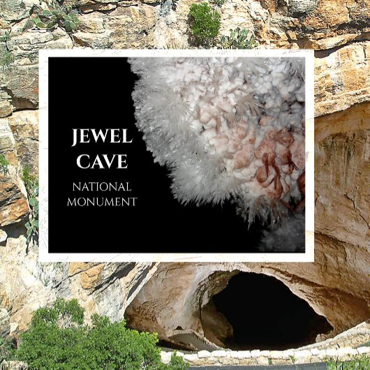 Het Frostwork Jewel Cave National Monument, SD Briefkaart
