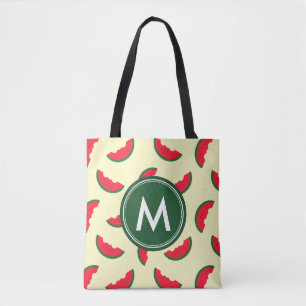 Het fruitige Monogram van het Patroon van de Tote Bag