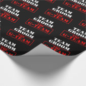 Het G-Team Team Groom Cadeaupapier (Hoek)