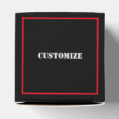 Het G-Team Team Groom Kubus Bedankdoosjes (Bovenkant)