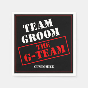 Het G-Team Team Groom Servet