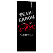 Het G-Team Team Verzorging Wijn Cadeautas (Voorkant)