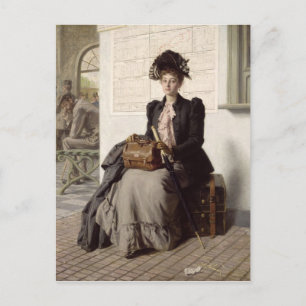 Het gaan in de Wereld Briefkaart