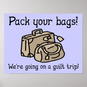 Het gaan op een Teken van het Poster van de Reis