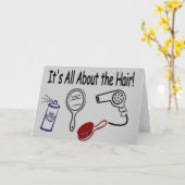 Het gaat allemaal om de Haar. Kaart (Gele Bloem)