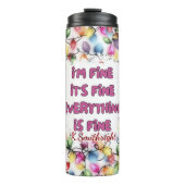 Het gaat goed, alles is goed thermosbeker (Voorkant)