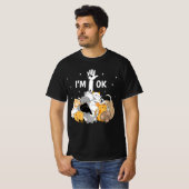 Het gaat goed met Funny Cats Lover T-shirt (Voorkant volledig)