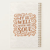 Het gaat goed met mijn zielstypografie planner (Achterkant)