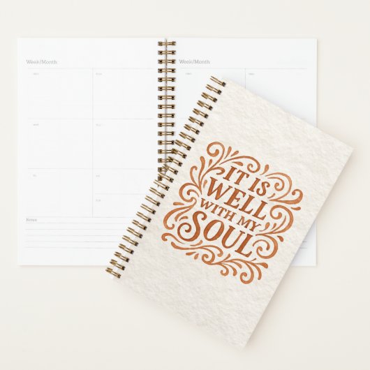 Het gaat goed met mijn zielstypografie planner (Display)