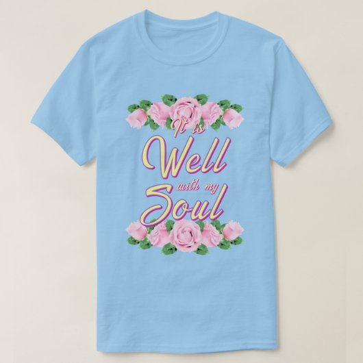 Het gaat goed t-shirt (Design voorkant)