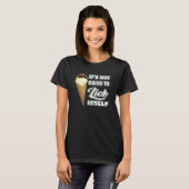Het gaat niet Lick ItSelf Ice Cream Cone 8 T-shirt (Voorkant volledig)
