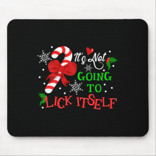 Het gaat niet lukken met Self Candy Cane Christmas Muismat