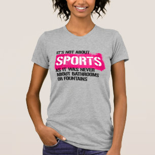Het gaat niet over sport t-shirt
