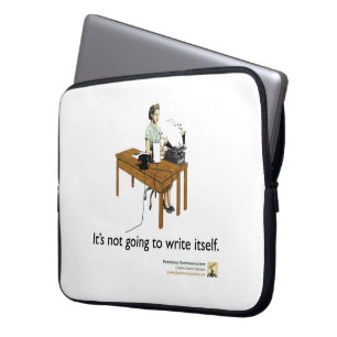 Het gaat niet zelf een laptophoes schrijven laptop sleeve
