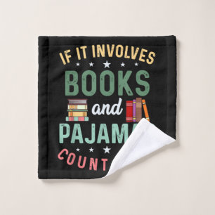HET GAAT OM BOEKEN & PYJAMA'S TEL ME IN Grappig Le Washandje