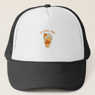 Het gaat om de Herfst Y’all Classic Retro Trucker Pet