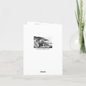 HET GAAT OM DEZE ÉÉN - chow starfish ART KAART (Achterkant)