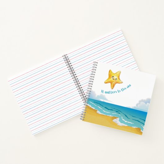 Het gaat om dit verhaal, Starfish Story. Notitieboek (Binnen)