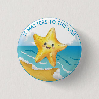 Het gaat om dit verhaal, Starfish Story. Ronde Button 3,2 Cm