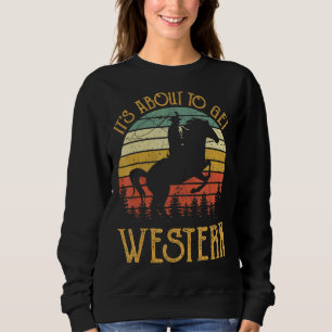 Het gaat om Westerne Cowgirl Country Music Trui