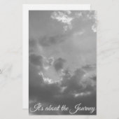 Het gaat over de reis briefpapier (Voorkant / Achterkant)