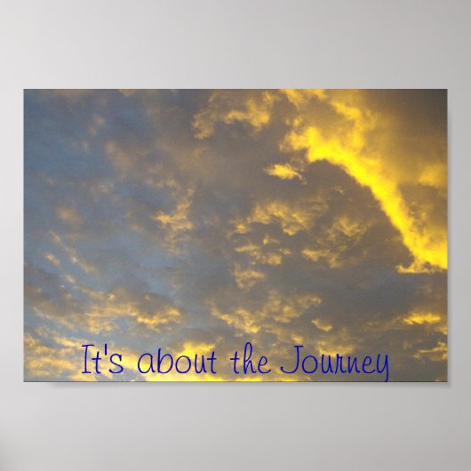 Het gaat over de reis poster (Voorkant)