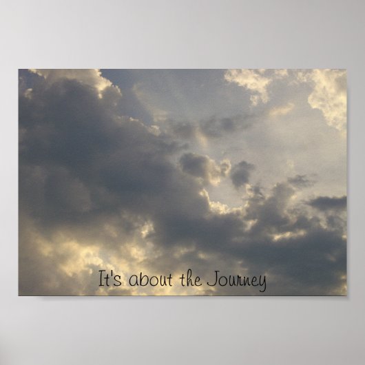 Het gaat over de reis poster (Voorkant)