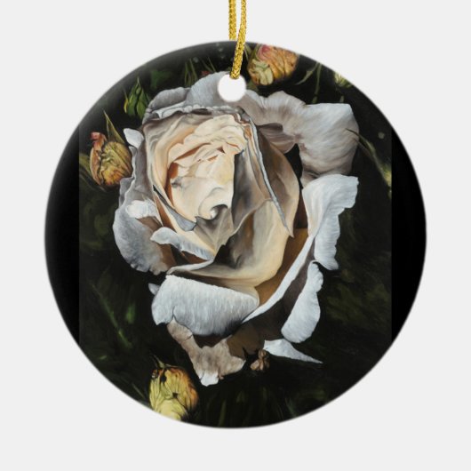 Het gaat over liefde keramisch ornament (Voorkant)