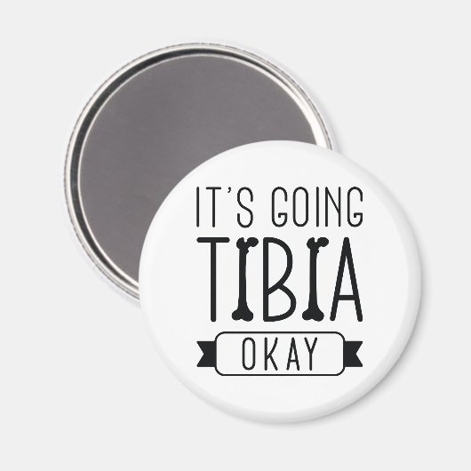 Het gaat Tibia goed. Magneet (Voorkant / Achterkant)