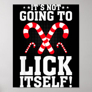 Het Gaat Zichzelf Niet Likken Volwassene Grappig K Poster
