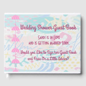 Het Gastboek voor weduwschappen in Roze Gastenboek (Voorkant)