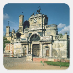 Het gatehouse vierkante sticker