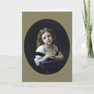 Het Gebed, Bouguereau Kaart