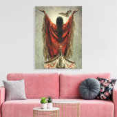 Het gebed - omwikkeld canvas (Insitu (Woonkamer))