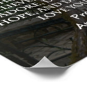 Het gebed van de Engel van Portugal. Poster (Hoek)