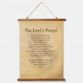 Het Gebed van de Heer (Hedendaags) Hangend Wandkleed (Voorkant)