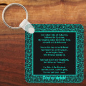 Het gebed van de Heer Ons Inspirerend gepersonalis Sleutelhanger (Voorkant)