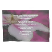 Het gebed van de Heer Onze Vader Clematis Kussensloop (Voorkant)