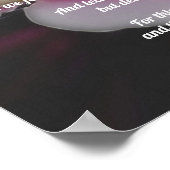 Het gebed van de Heer Onze Vader Clematis Poster (Hoek)