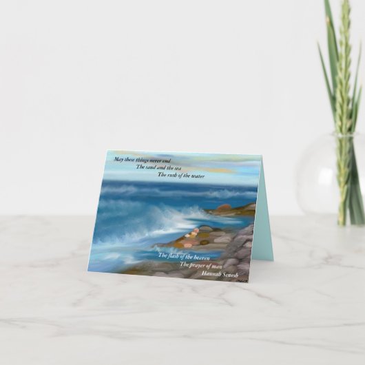 Het gebed van de Kaart van de Pascha van het Man (Voorkant)