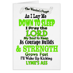 Het gebed van de krijger...Lyme